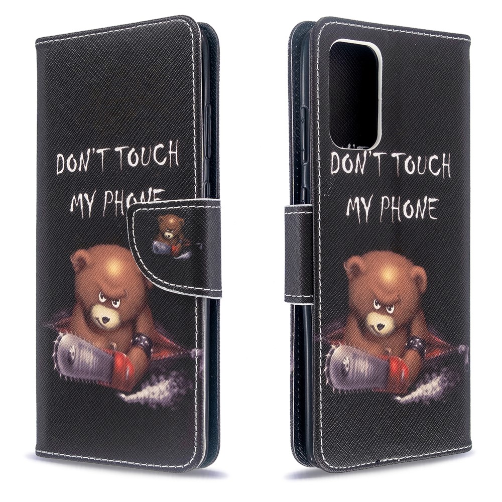 Cas D'impression Du Motif De Portefeuille En Cuir Pour Samsung Galaxy S11 - Panda Cruel-4