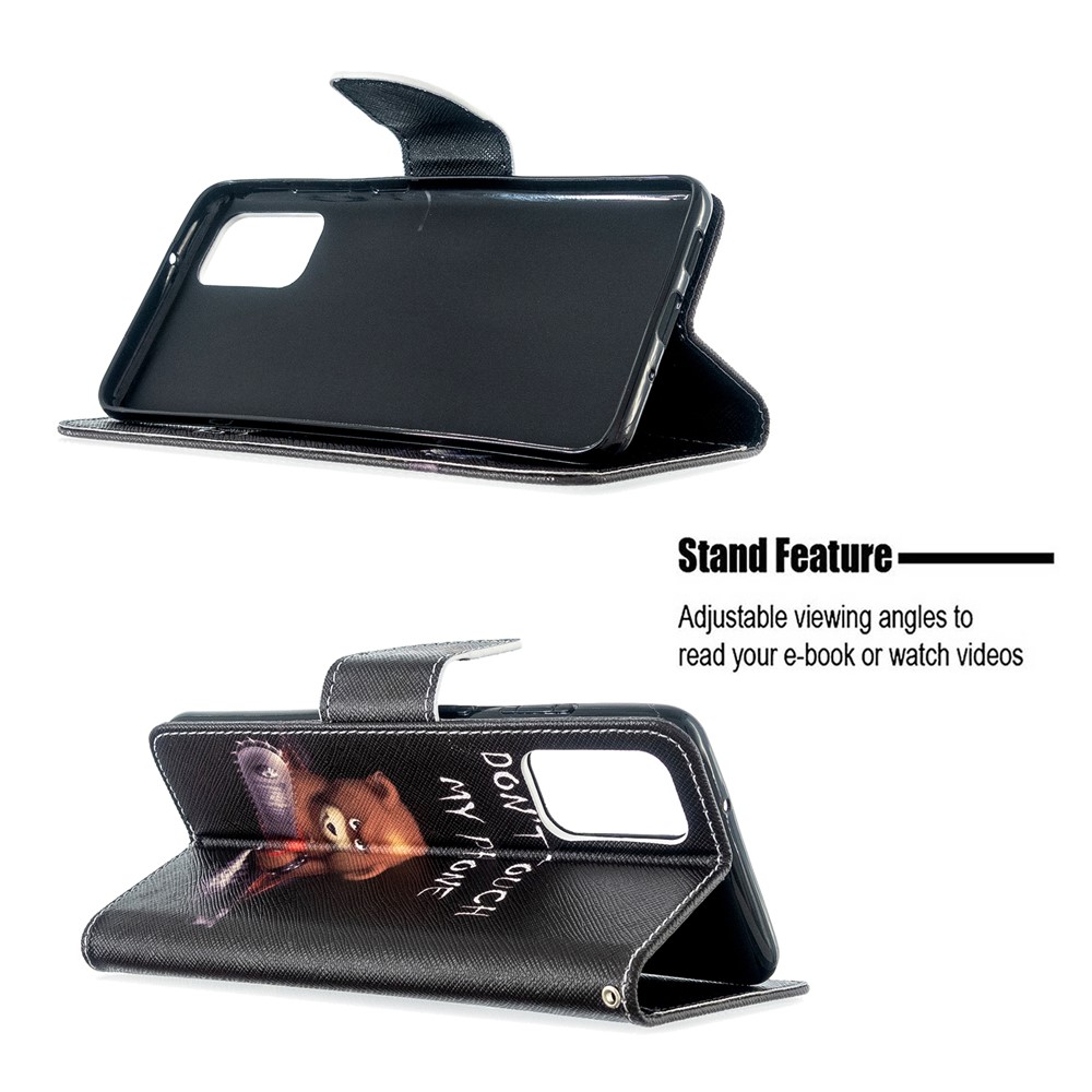Cas D'impression Du Motif De Portefeuille En Cuir Pour Samsung Galaxy S11 - Panda Cruel-5