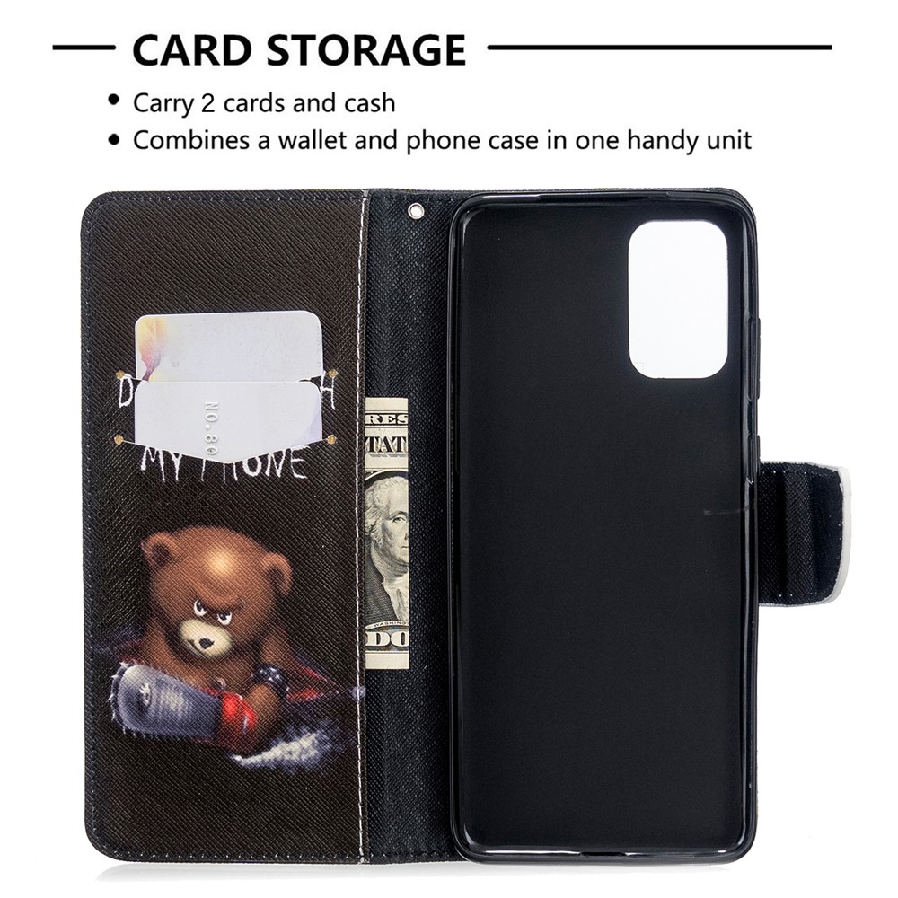 Cas D'impression Du Motif De Portefeuille En Cuir Pour Samsung Galaxy S11 - Panda Cruel-6