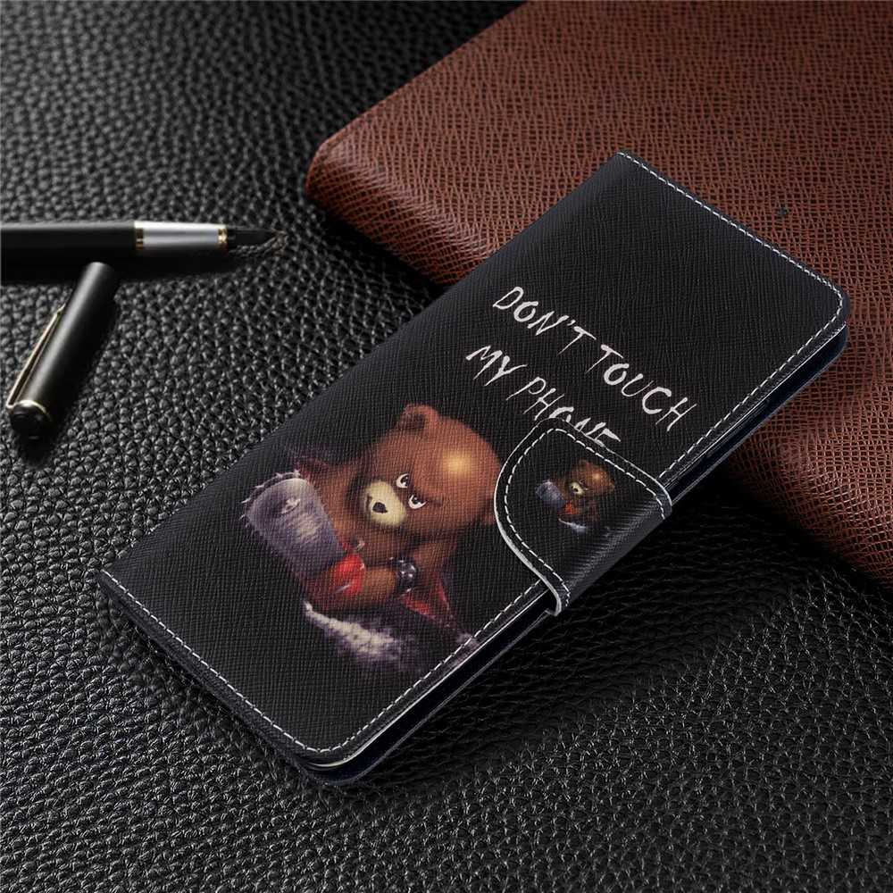 Cas D'impression Du Motif De Portefeuille En Cuir Pour Samsung Galaxy S11 - Panda Cruel-7