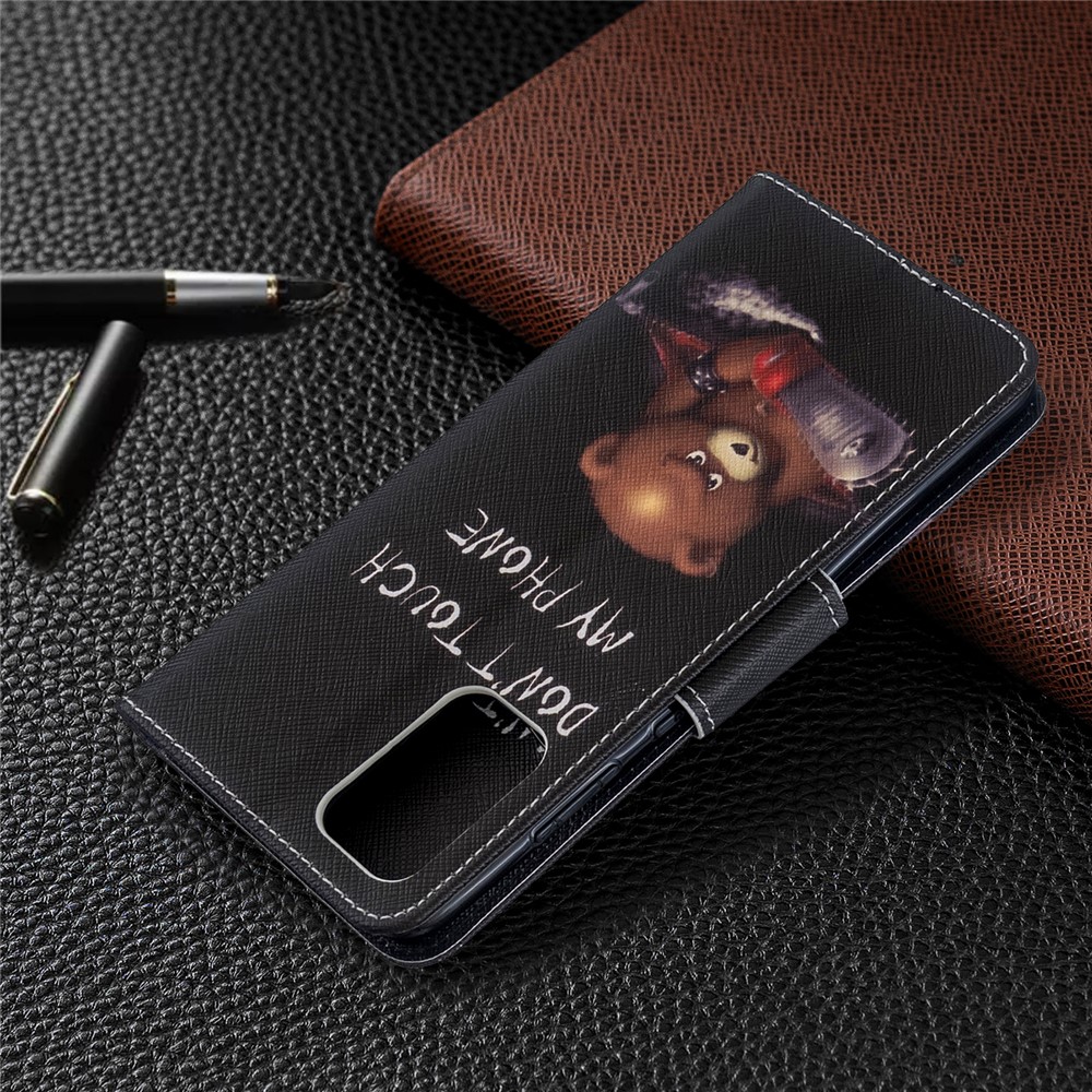 Cas D'impression Du Motif De Portefeuille En Cuir Pour Samsung Galaxy S11 - Panda Cruel-8