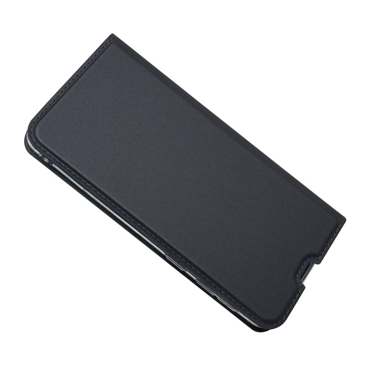 Magnetic Closure Leather Card Holder Phone Covering for Samsung Galaxy M30s - Black-3