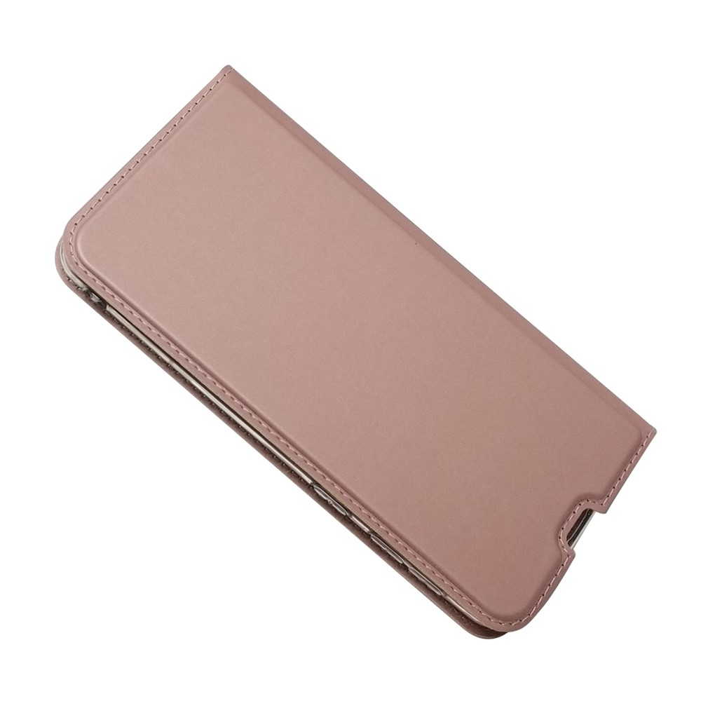 Magnetic Closure Leather Card Holder Phone Covering for Samsung Galaxy M30s / M2 - Rose Gold-3