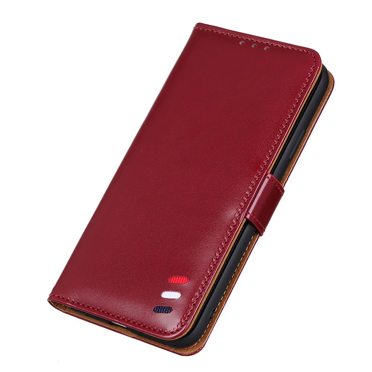 Wallet Leather Stand Case for Samsung Galaxy S20 - Red-4