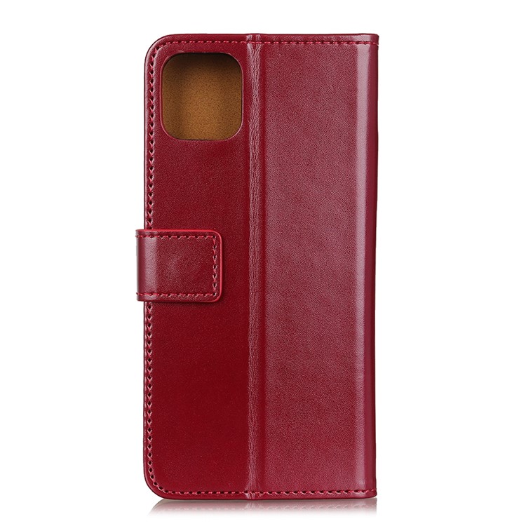 Wallet Leather Stand Case for Samsung Galaxy S20 - Red-5