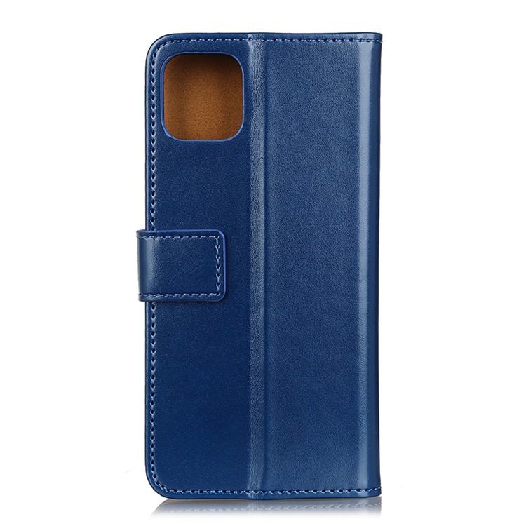 Leather Stand Case with Card Slots for Samsung Galaxy S20 Plus - Blue-5