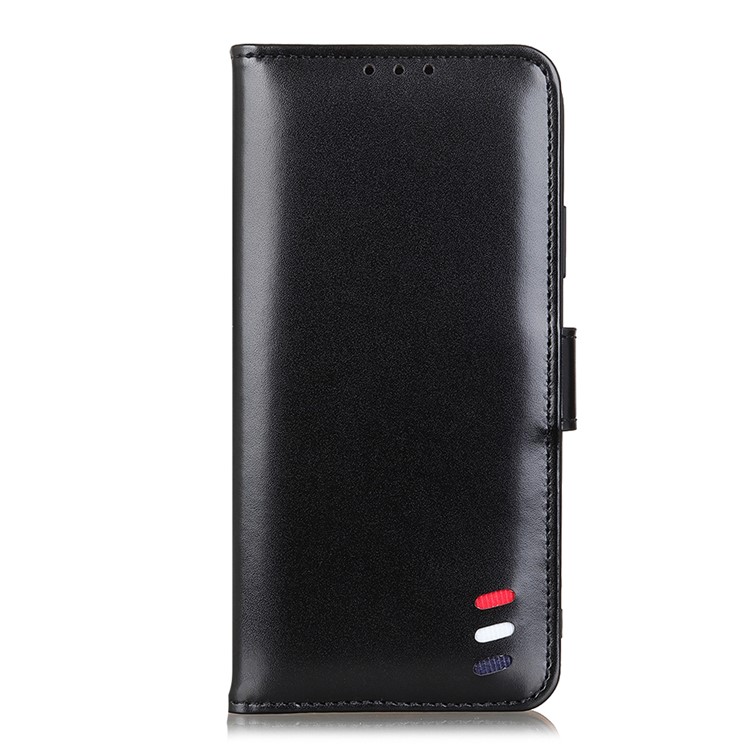 Estojo De Couro Da Aleta Estande Carteira Para Samsung Galaxy A51 - Preto-2