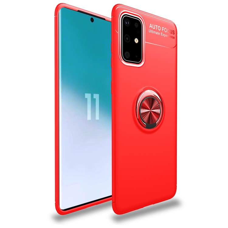 Anello Di Barretta Cavalletto TPU Per La Galassia S11 (built-in Lamiera) - Rosso-1