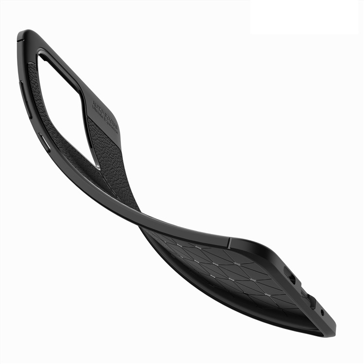 Litchi Texture TPU Back Phone Case for Samsung Galaxy S20 Ultra - Black-8
