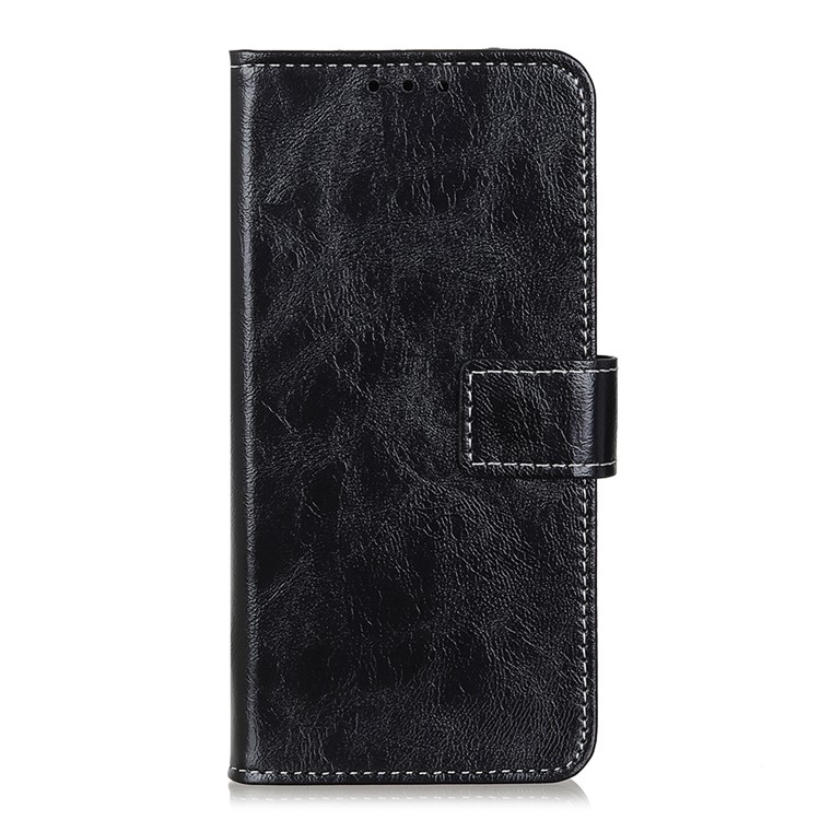 Crazy Horse Skin Retro Leather Case for Samsung Galaxy A81/Note 10 Lite - Black-2