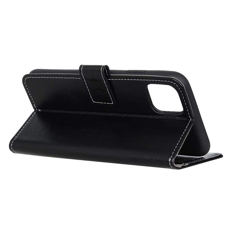 Crazy Horse Skin Retro Leather Case for Samsung Galaxy A81/Note 10 Lite - Black-8