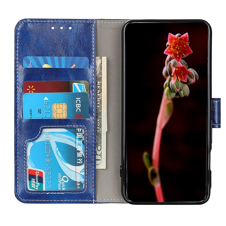 Crazy Horse Skin Retro Leather Case for Samsung Galaxy A81/Note 10 Lite - Blue-6