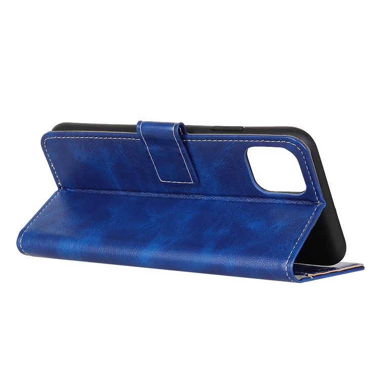 Crazy Horse Skin Retro Leather Case for Samsung Galaxy A81/Note 10 Lite - Blue-8