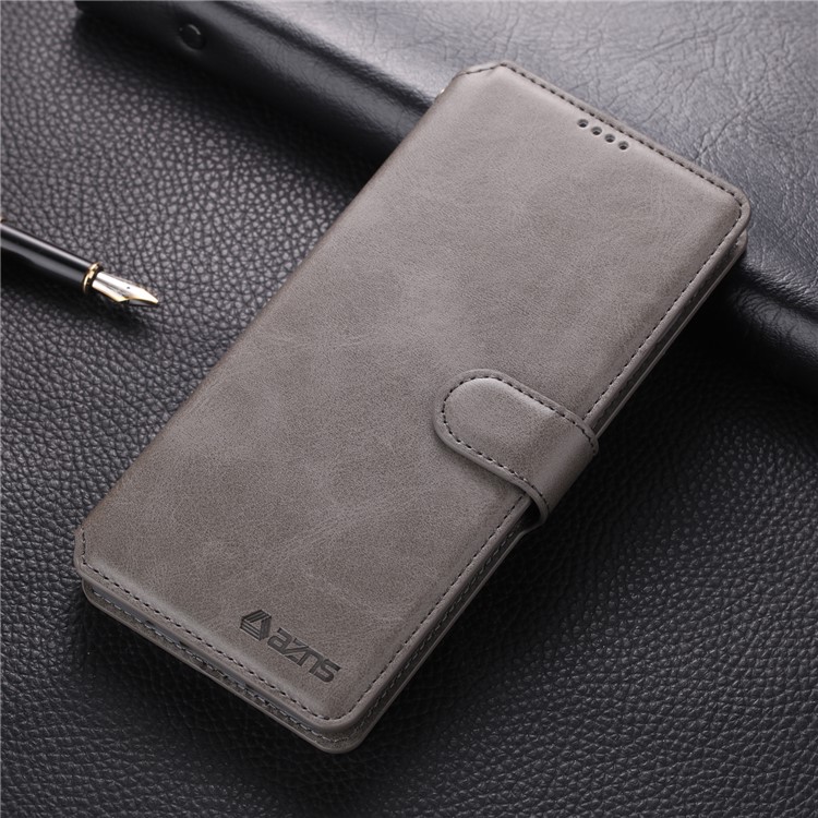 AZNS Wallet Leather Stand Case for Samsung Galaxy S20 - Grey-1