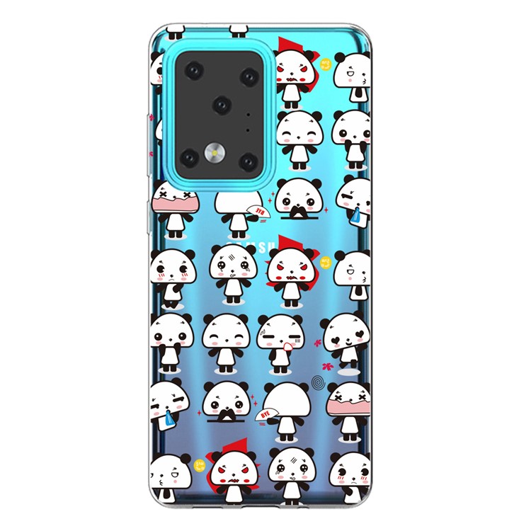 Pattern Printing TPU Case for Samsung Galaxy S20 Ultra - Little Pandas-1