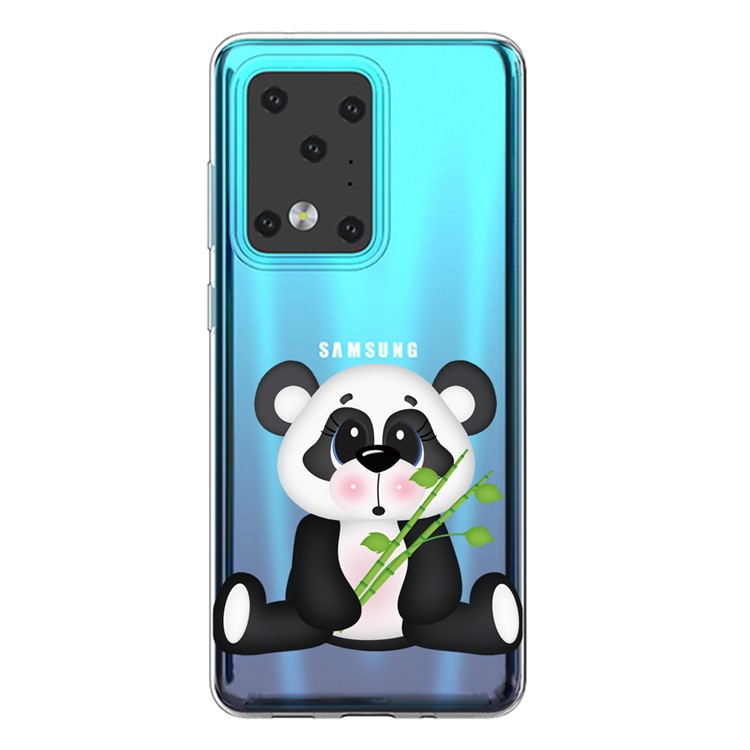 Pattern Printing TPU Case for Samsung Galaxy S20 Ultra - Big Panda-1