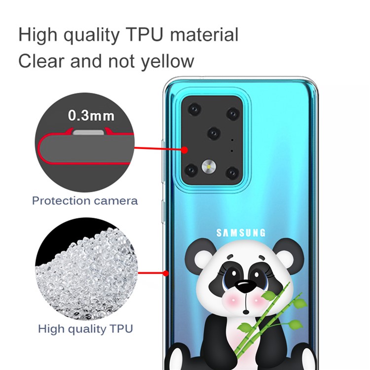 Pattern Printing TPU Case for Samsung Galaxy S20 Ultra - Big Panda-2