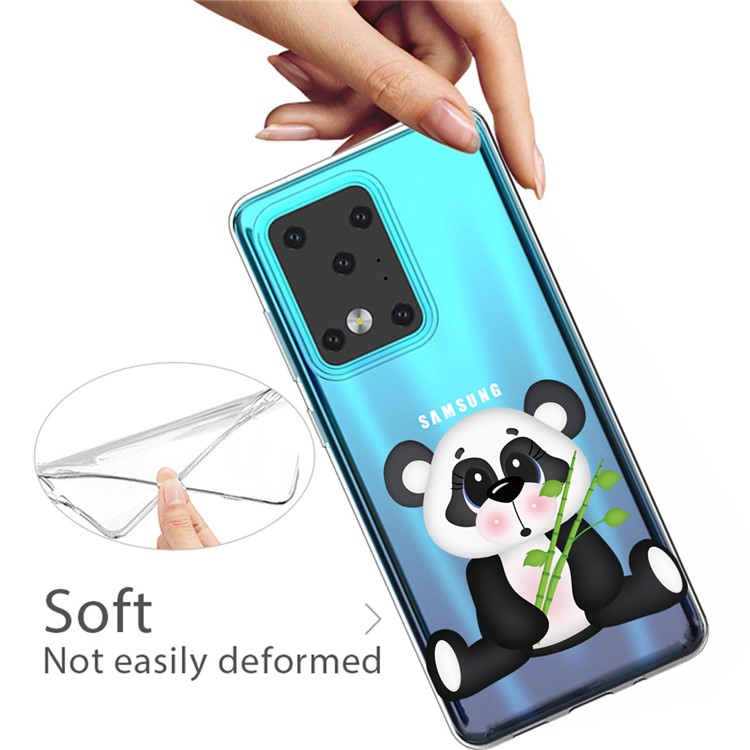 Pattern Printing TPU Case for Samsung Galaxy S20 Ultra - Big Panda-3