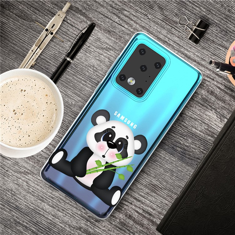 Pattern Printing TPU Case for Samsung Galaxy S20 Ultra - Big Panda-5