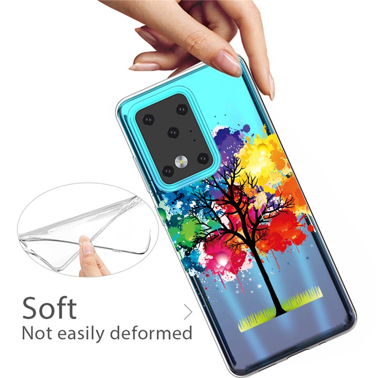 Pattern Printing TPU Case for Samsung Galaxy S20 Ultra - Colorized Tree-3
