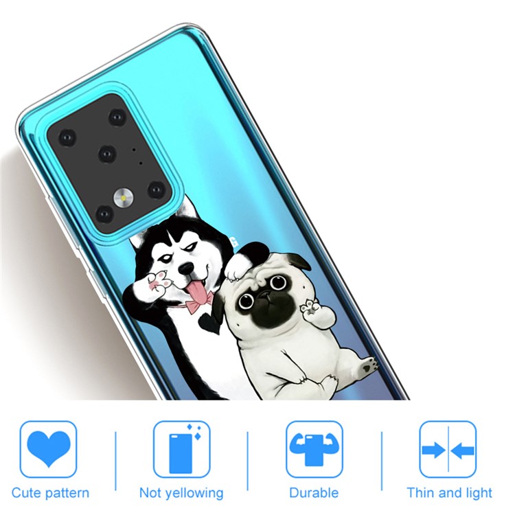 Pattern Printing TPU Case for Samsung Galaxy S20 Ultra - Dogs-4