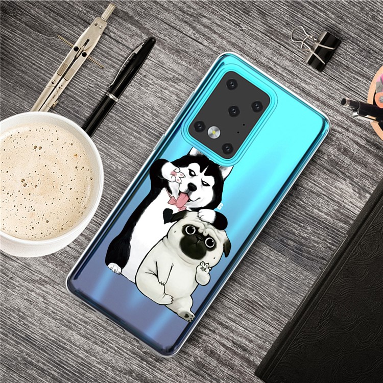 Pattern Printing TPU Case for Samsung Galaxy S20 Ultra - Dogs-5