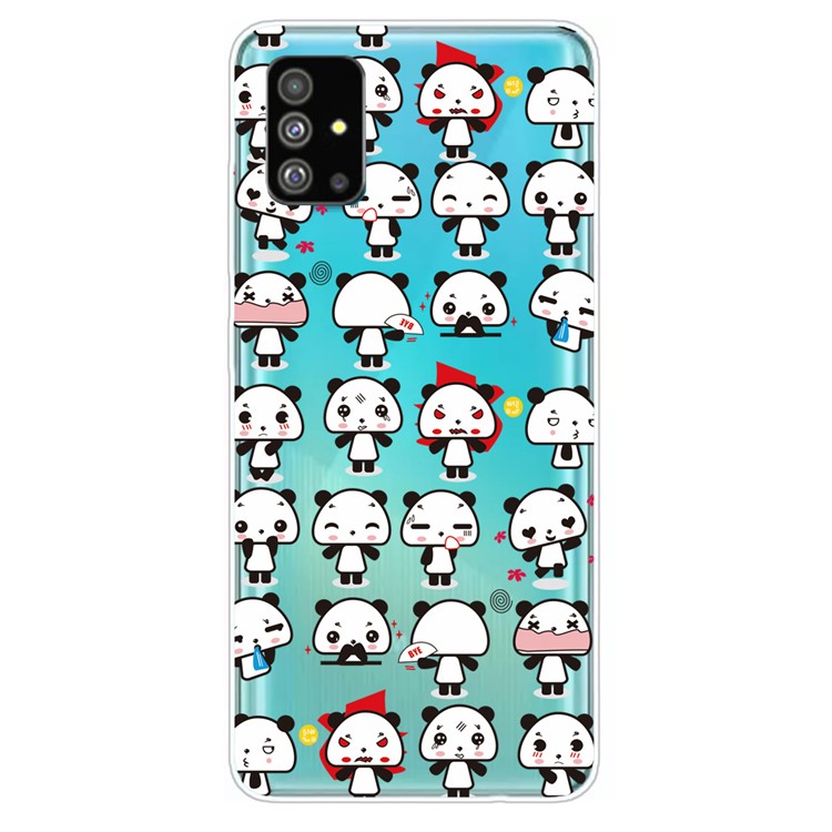 Pattern Printing IMD TPU Phone Case for Samsung Galaxy S20 Plus - Mini Pandas-1