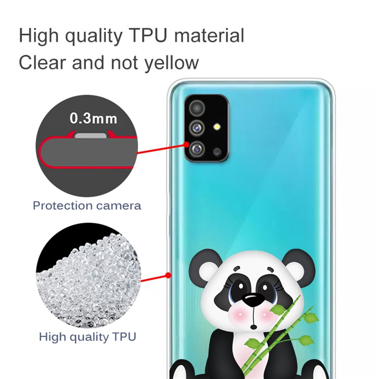 Pattern Printing IMD TPU Phone Case for Samsung Galaxy S20 Plus - Panda-2
