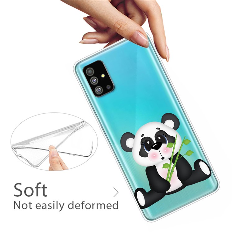 Pattern Printing IMD TPU Phone Case for Samsung Galaxy S20 Plus - Panda-3