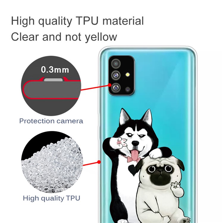 Pattern Printing IMD TPU Phone Case for Samsung Galaxy S20 Plus - Dogs-2