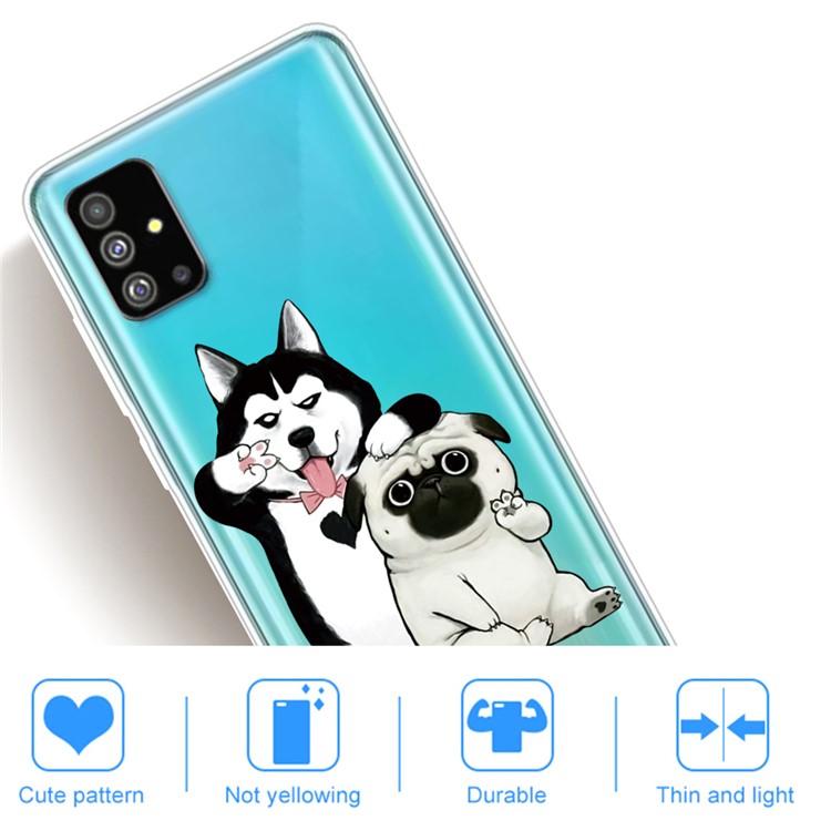 Pattern Printing IMD TPU Phone Case for Samsung Galaxy S20 Plus - Dogs-4