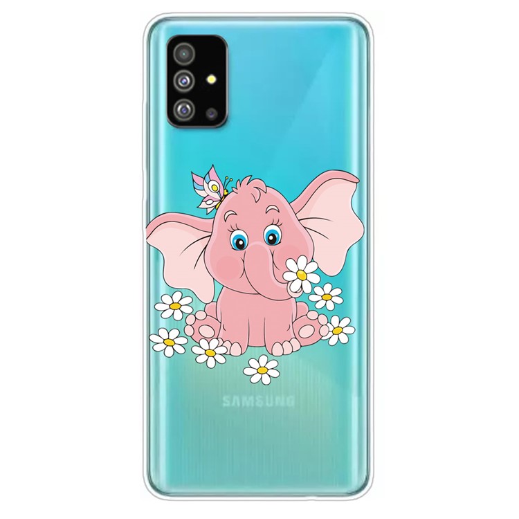 Pattern Printing IMD TPU Back Case for Samsung Galaxy S20 - Elephant-1