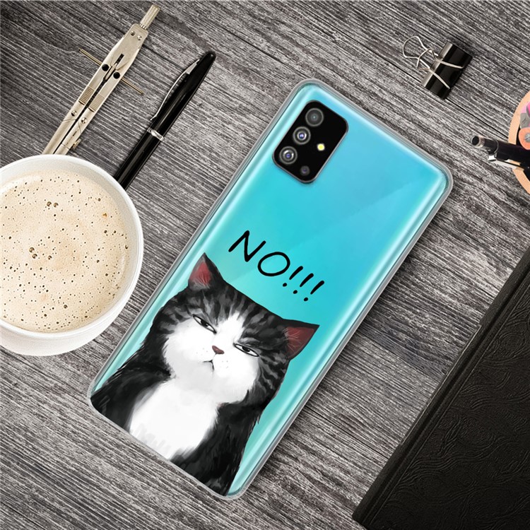Pattern Printing IMD TPU Back Case for Samsung Galaxy S20 - Fat Cat-5