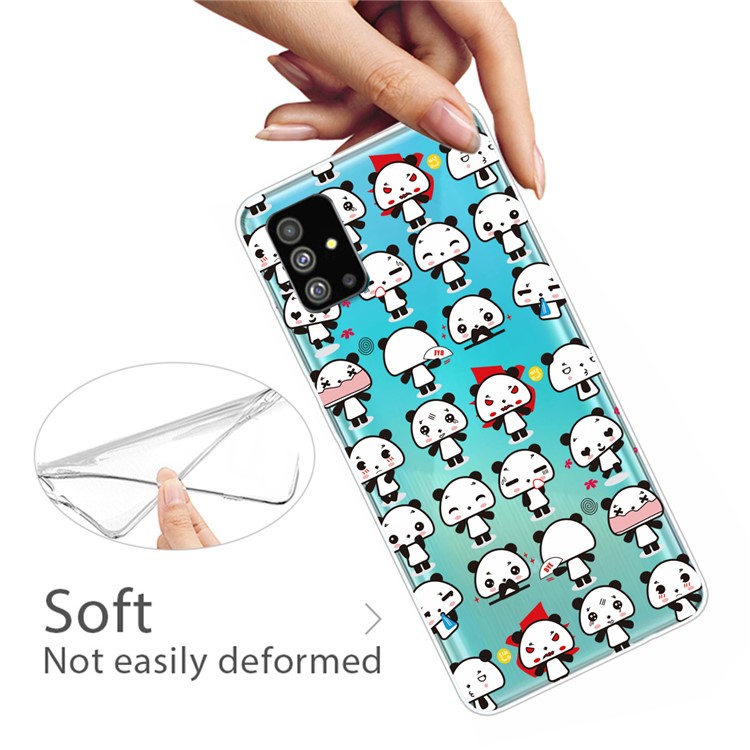 Pattern Printing IMD TPU Back Case for Samsung Galaxy S20 - Mini Pandas-3