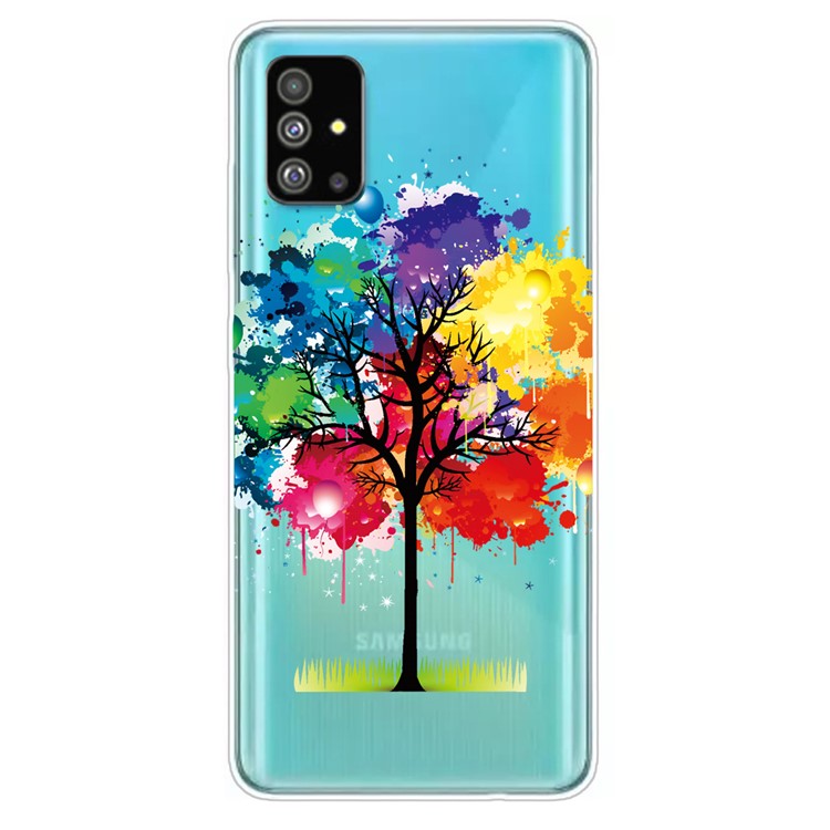 Pattern Printing IMD TPU Back Case for Samsung Galaxy S20 - Colorfur Tree-1
