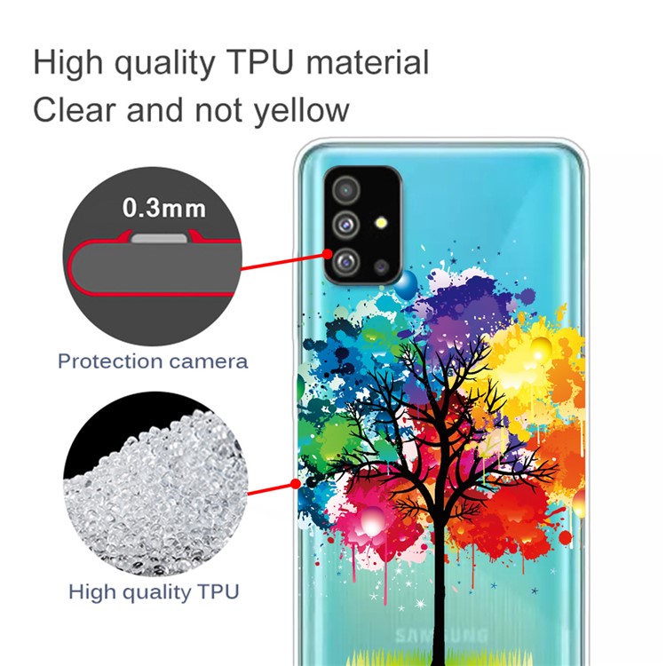 Pattern Printing IMD TPU Back Case for Samsung Galaxy S20 - Colorfur Tree-2