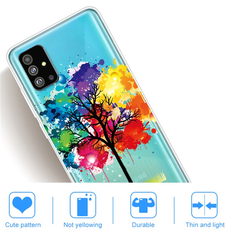 Pattern Printing IMD TPU Back Case for Samsung Galaxy S20 - Colorfur Tree-4