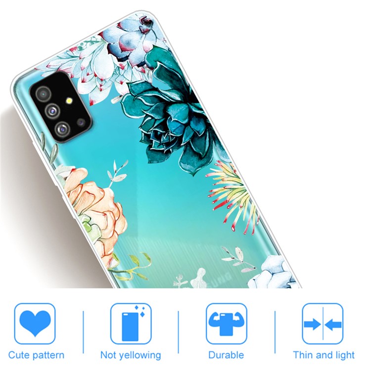 Pattern Printing IMD TPU Back Case for Samsung Galaxy S20 - Colorful Flowers-4