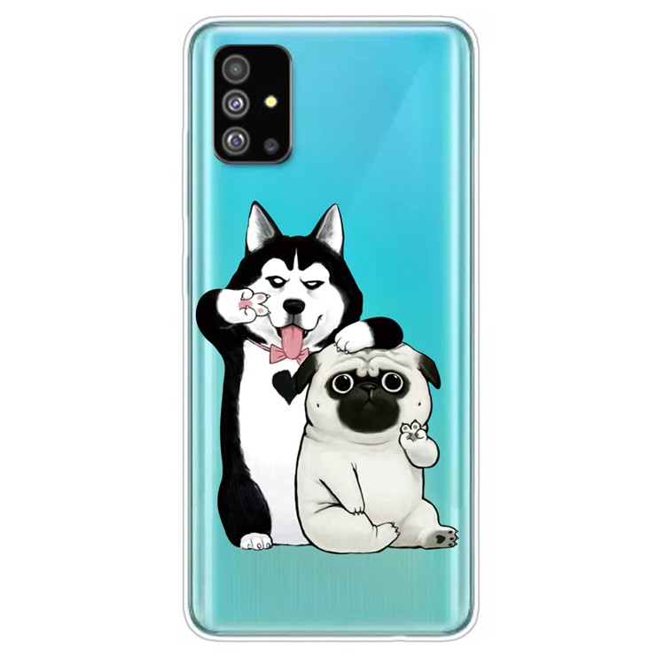 Pattern Printing IMD TPU Back Case for Samsung Galaxy S20 - Dogs-1