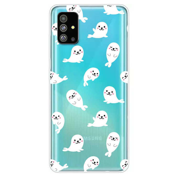 Pattern Printing IMD TPU Case for Samsung Galaxy S11 - Dolphin-1