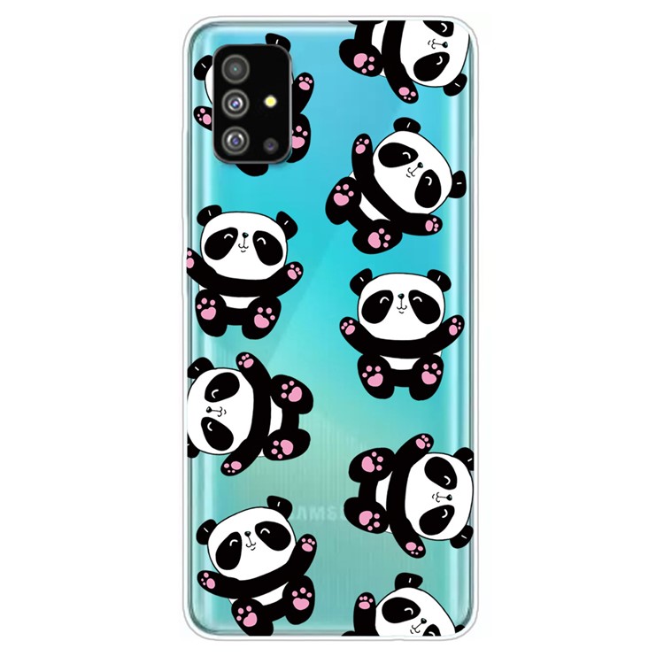 Pattern Printing IMD TPU Case for Samsung Galaxy S20 Plus - Panda-1