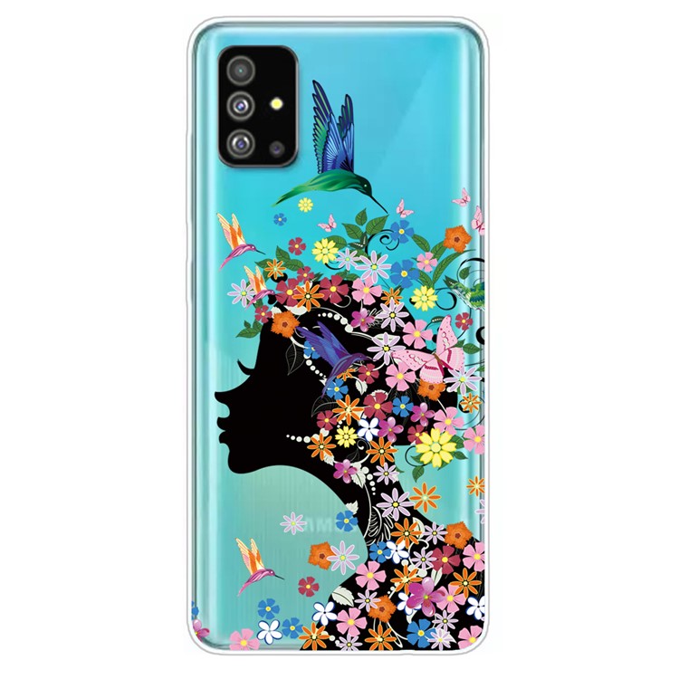 Pattern Printing IMD TPU Case for Samsung Galaxy S20 Plus - Flowered Beauty-1