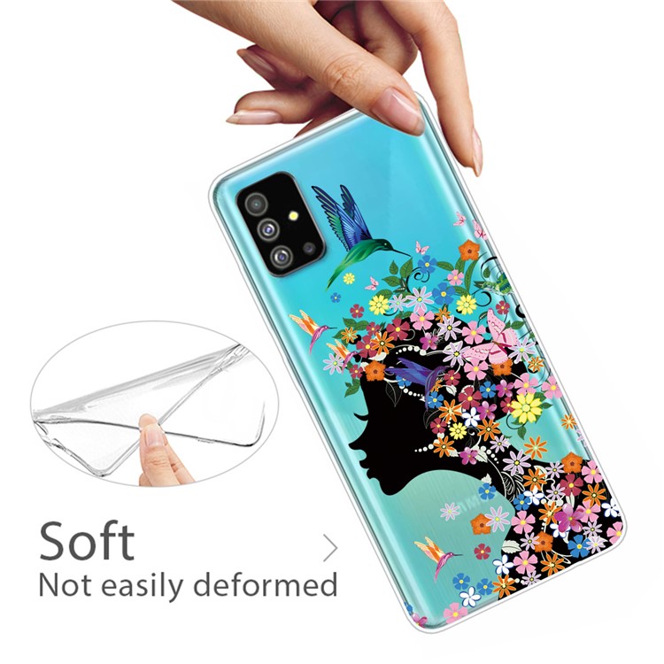 Pattern Printing IMD TPU Case for Samsung Galaxy S20 Plus - Flowered Beauty-3