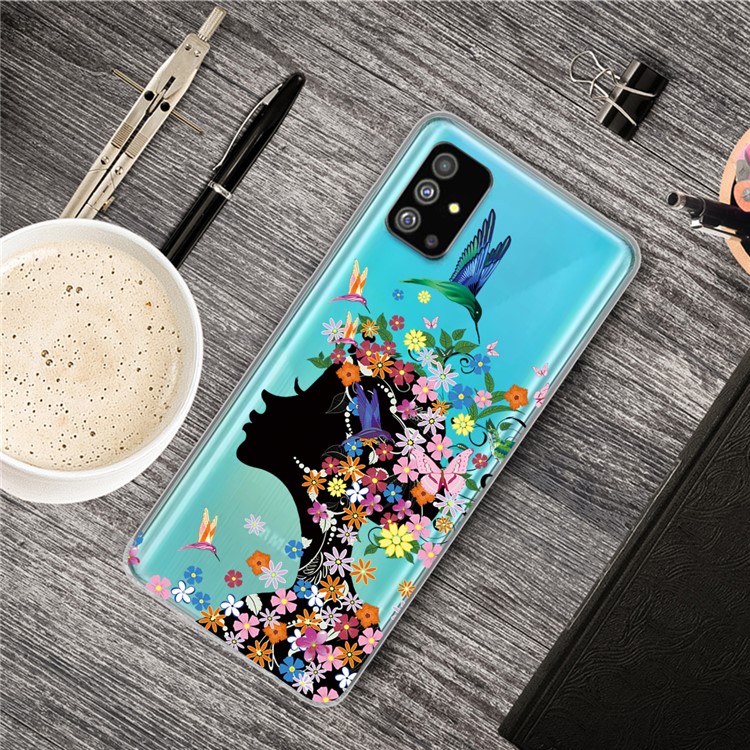 Pattern Printing IMD TPU Case for Samsung Galaxy S20 Plus - Flowered Beauty-5