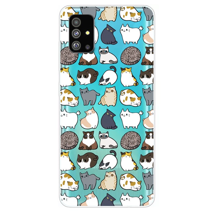 Pattern Printing IMD TPU Case for Samsung Galaxy S20 Plus - Cartoon Animals-1