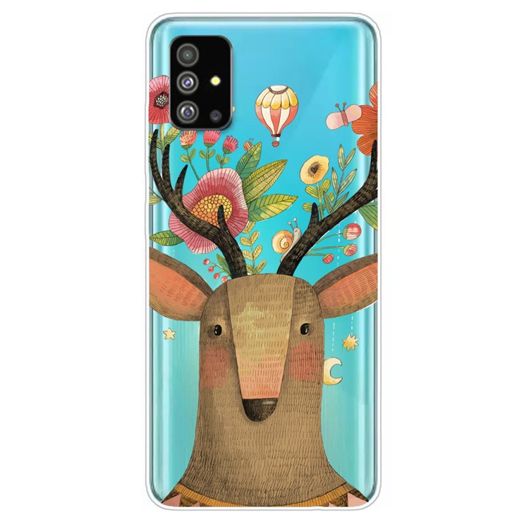 Pattern Printing IMD TPU Case for Samsung Galaxy S20 Plus - Elk-1