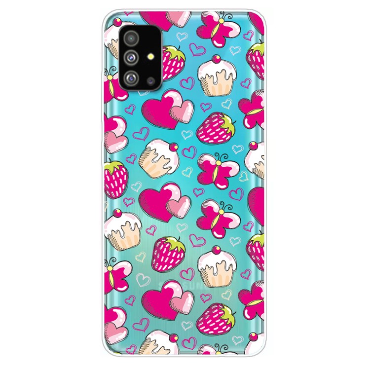 IMD Pattern Printing Soft TPU Back Shell for Samsung Galaxy S20 - Cup Cakes-1