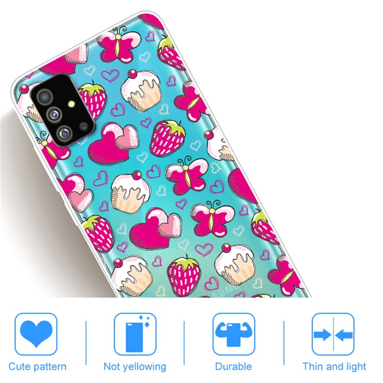 IMD Pattern Printing Soft TPU Back Shell for Samsung Galaxy S20 - Cup Cakes-4