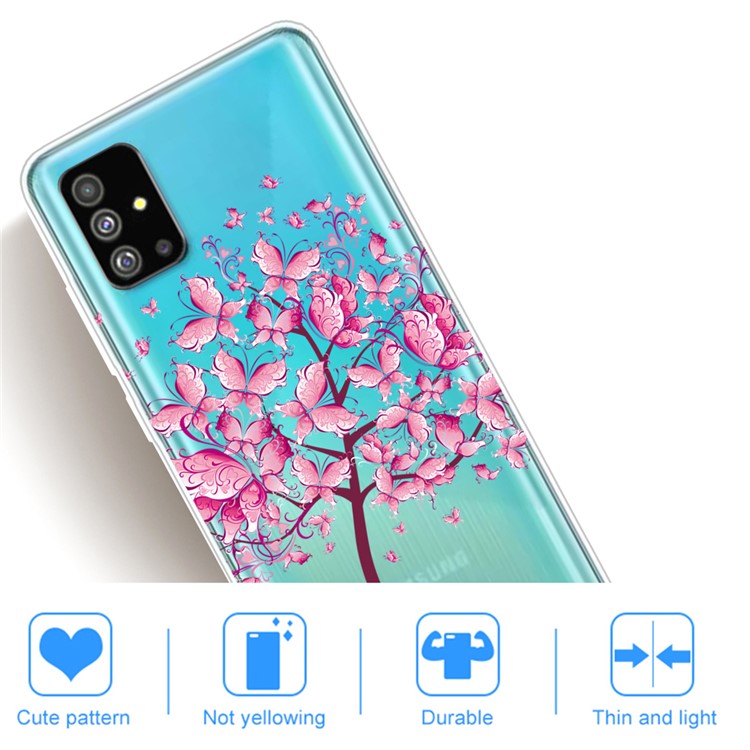IMD Pattern Printing Soft TPU Back Shell for Samsung Galaxy S20 - Flower Tree-4