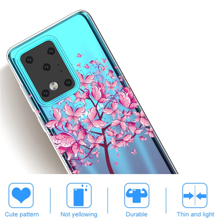 IMD Pattern Printing Soft TPU Phone Cover for Samsung Galaxy S20 Ultra - Flower Tree-4